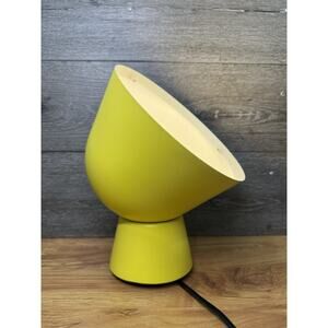 Ola Wihlborg Ikea Yellow Metal 9.25"x12" Large Round Lamp Hanging Standing